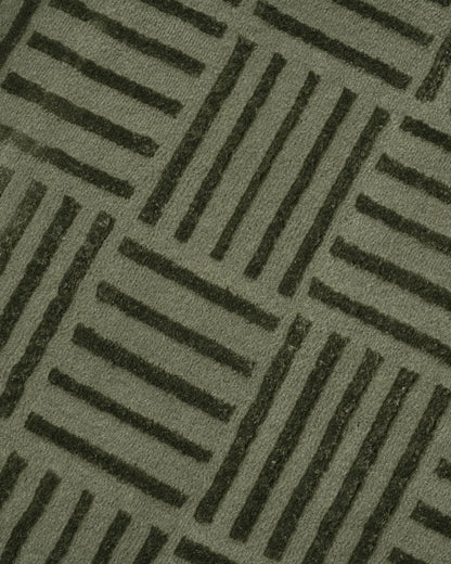 Aura Checkered Green Carpet