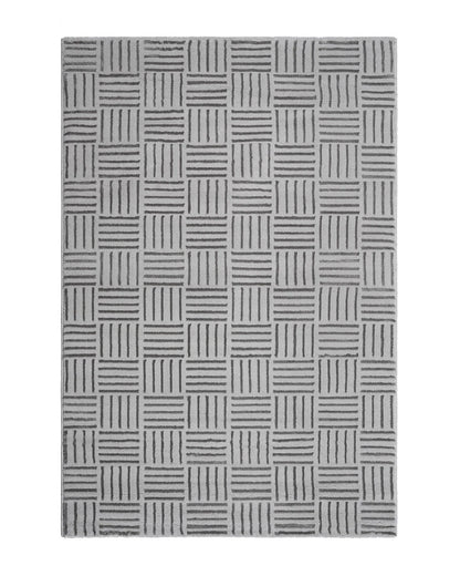 Aura Carpet | Grey Checkered