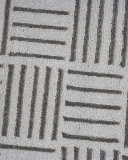 Aura Checkered Grey Carpet