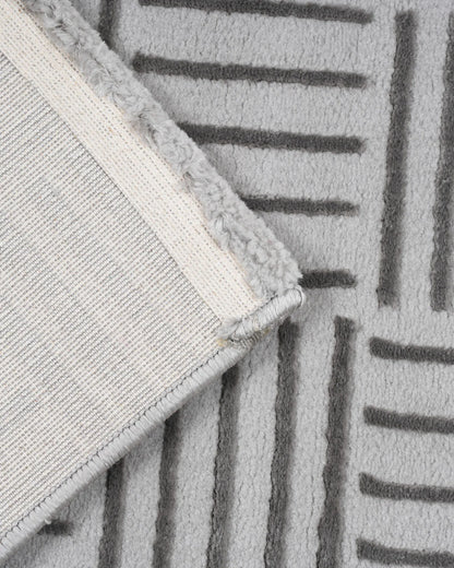 Aura Carpet | Grey Checkered
