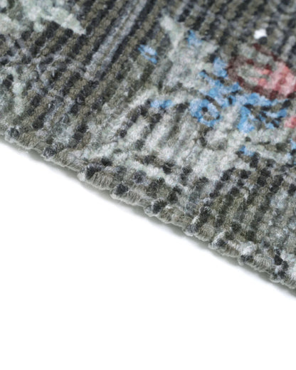 Plush Chenille Rug | Green