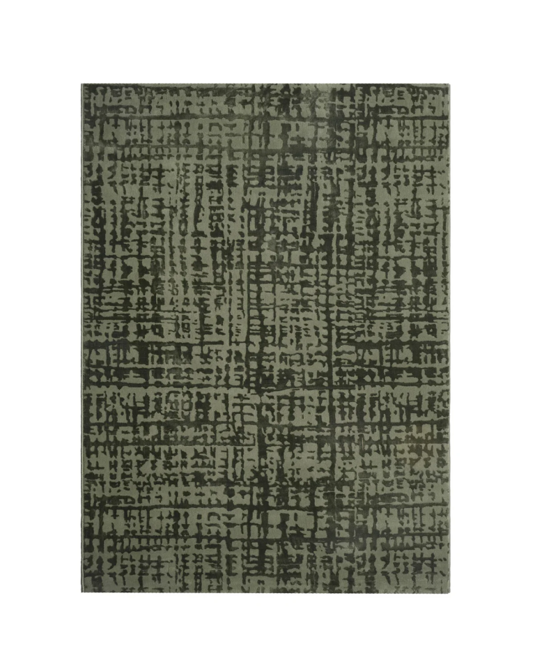 Aura Abstract Green Carpet