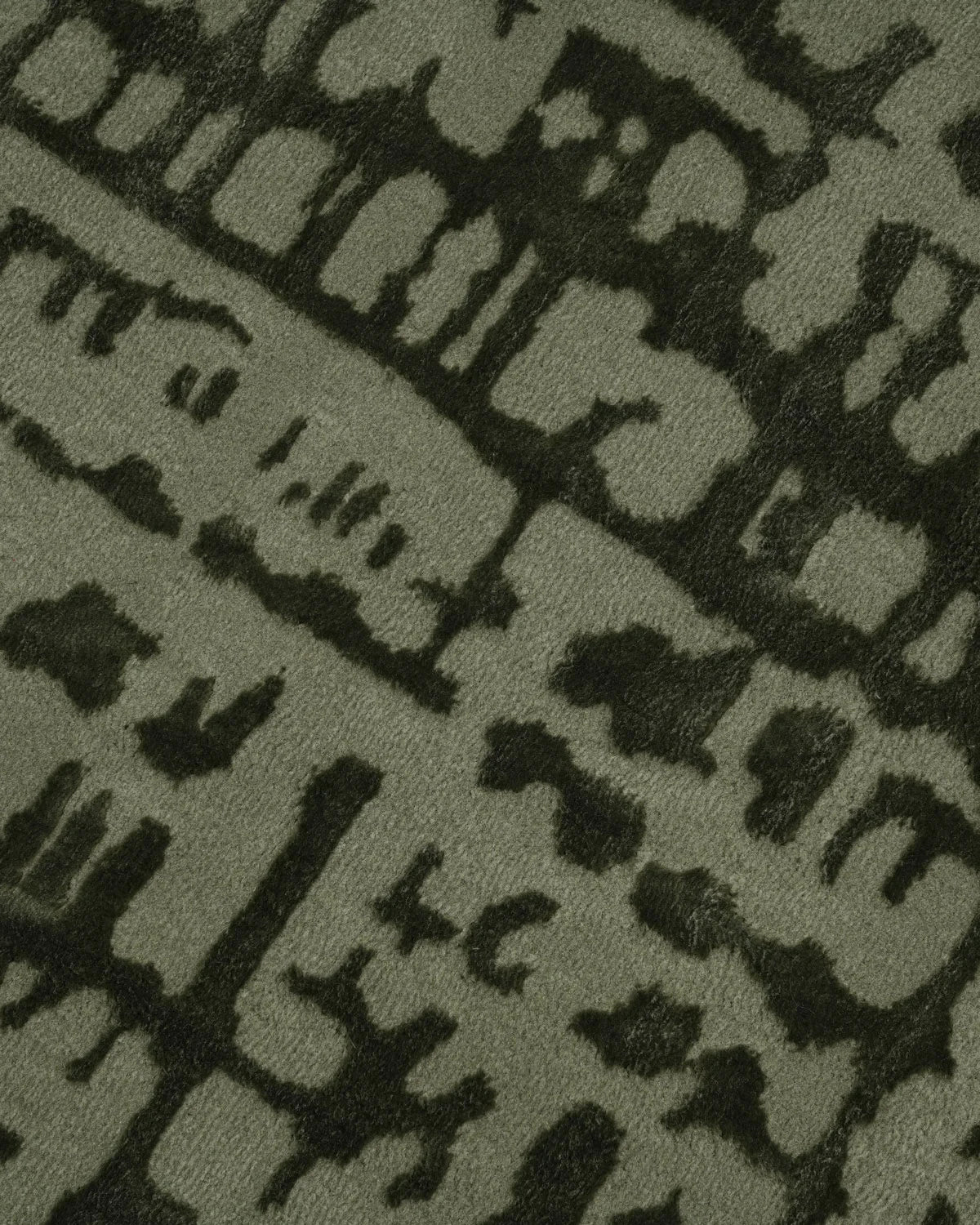 Aura Abstract Green Carpet