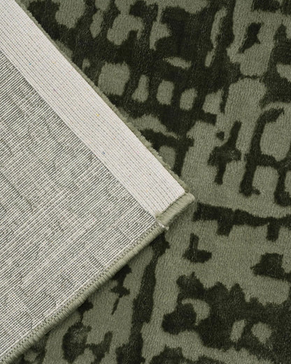 Aura Abstract Green Carpet