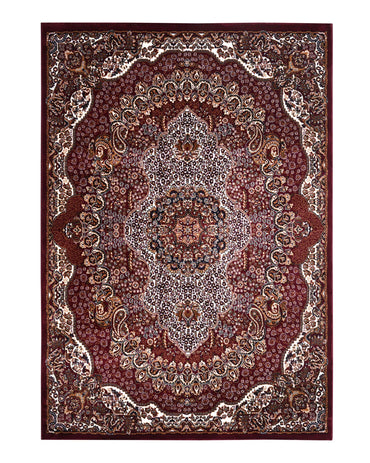 Royal Persian Medallion Red and Ivory Carpet