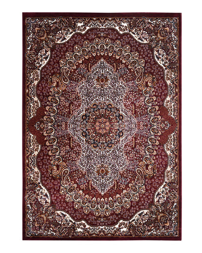 Royal Persian Medallion Red and Ivory Carpet
