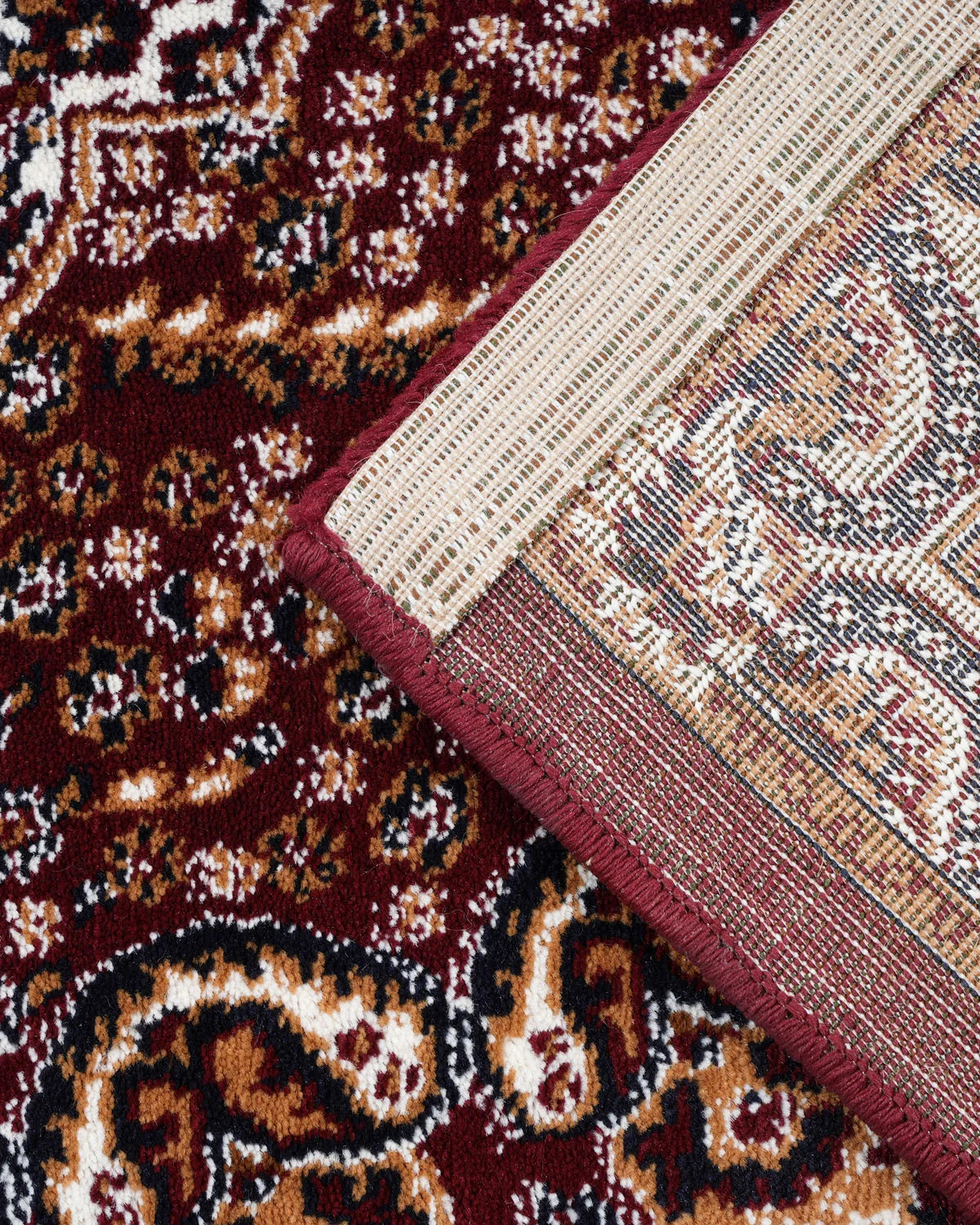 Royal Persian Medallion Red and Ivory Carpet