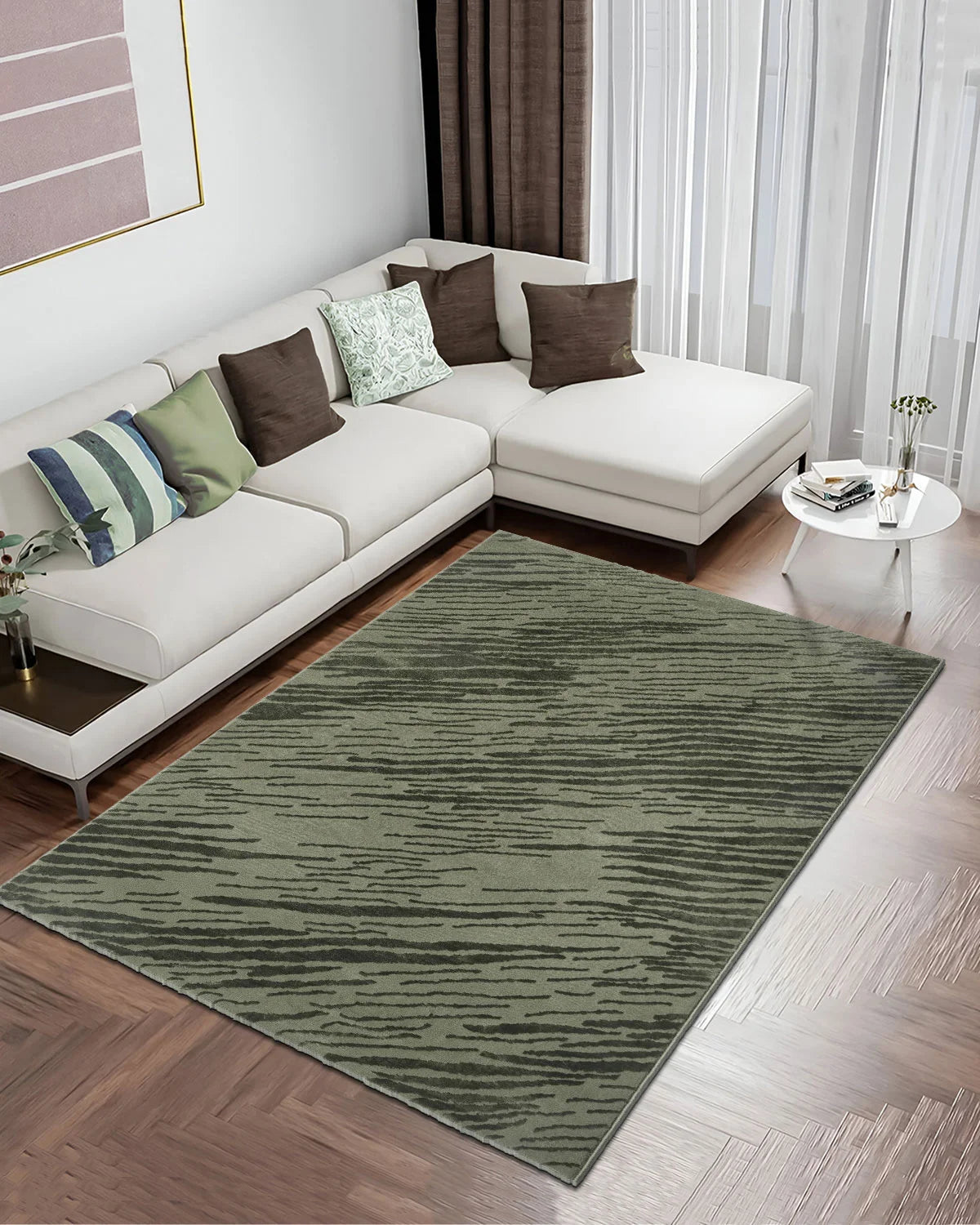 Aura Tiger Green Carpet