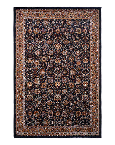 Royal Floral Vine Navy Carpet