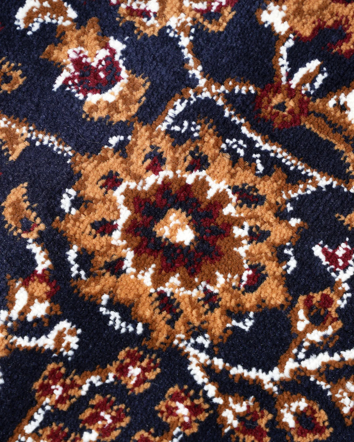 Royal Floral Vine Navy Carpet
