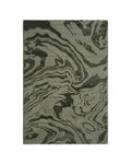 Aura Waves Green Carpet