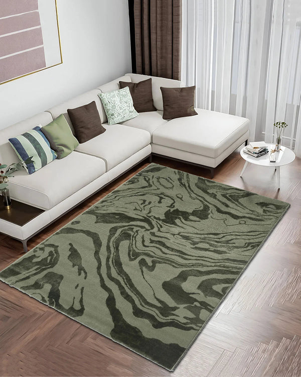 Aura Carpet | Green Waves