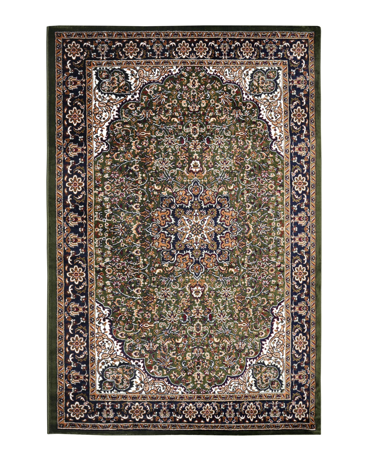 Royal Star Medallion Green Carpet