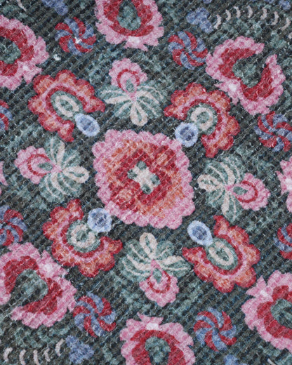 Plush Chenille Rug | Green