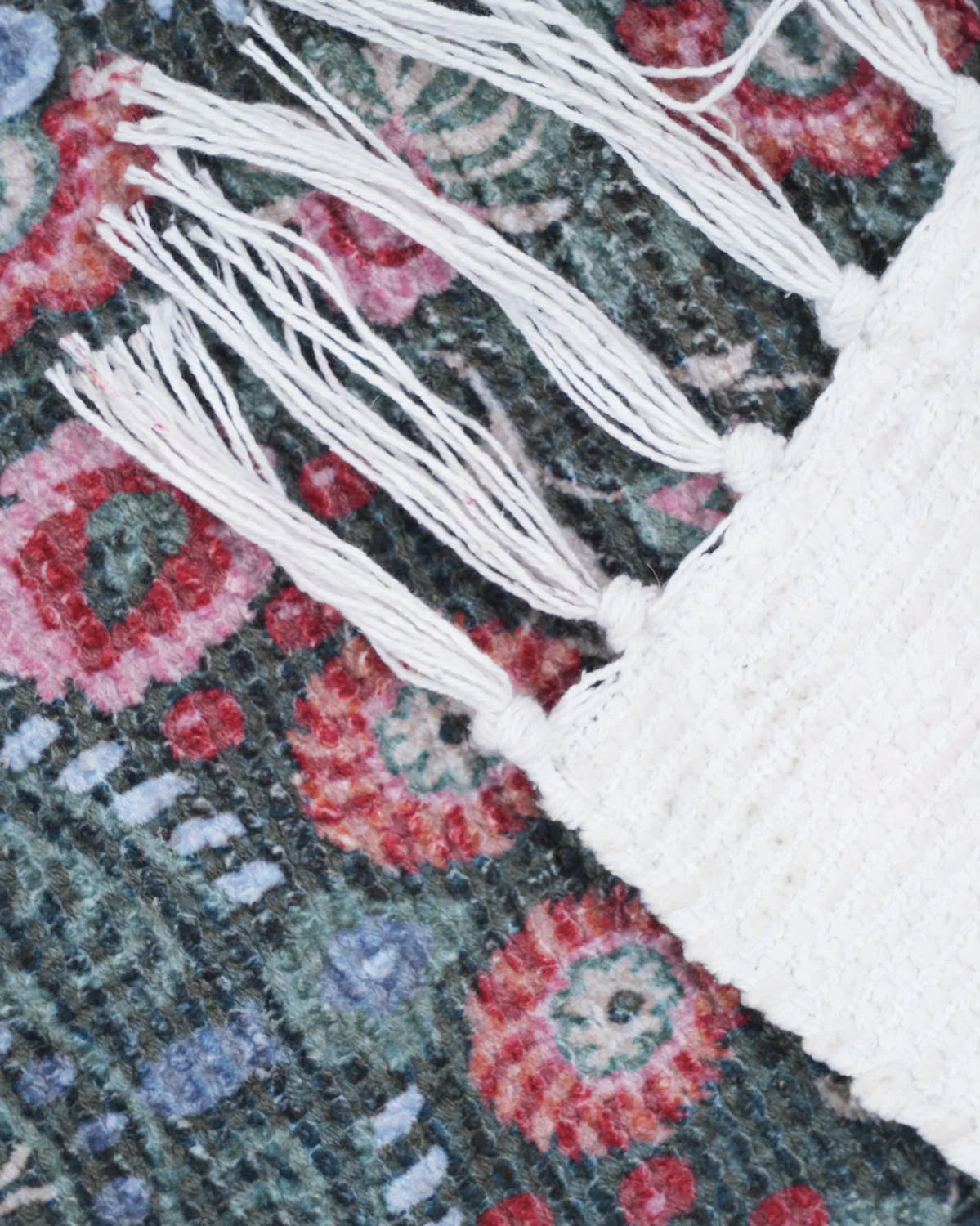 Plush Chenille Rug | Green