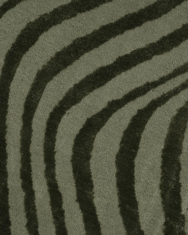 Aura Carpet | Green Zebra
