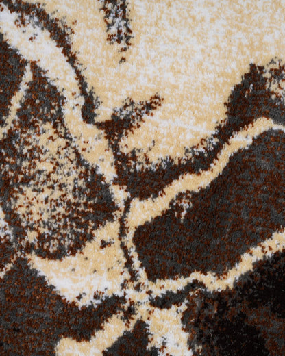 Cosmo Carpet | Coffee and Ivory