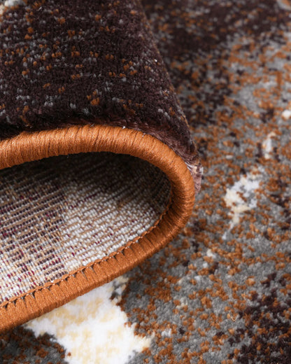 Cosmo Carpet | Coffee and Ivory