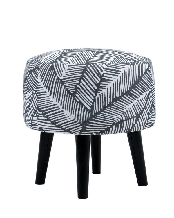 Light Grey Printed Stool