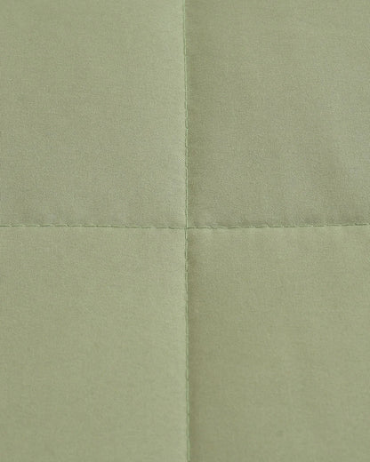 Amelia Reversible Comforter & AC Quilt | Olive Green & Sase Green | Box Design