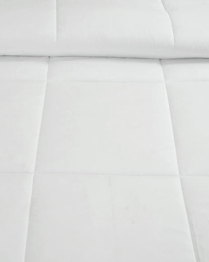 Amelia Reversible Comforter & AC Quilt | White | Box Design