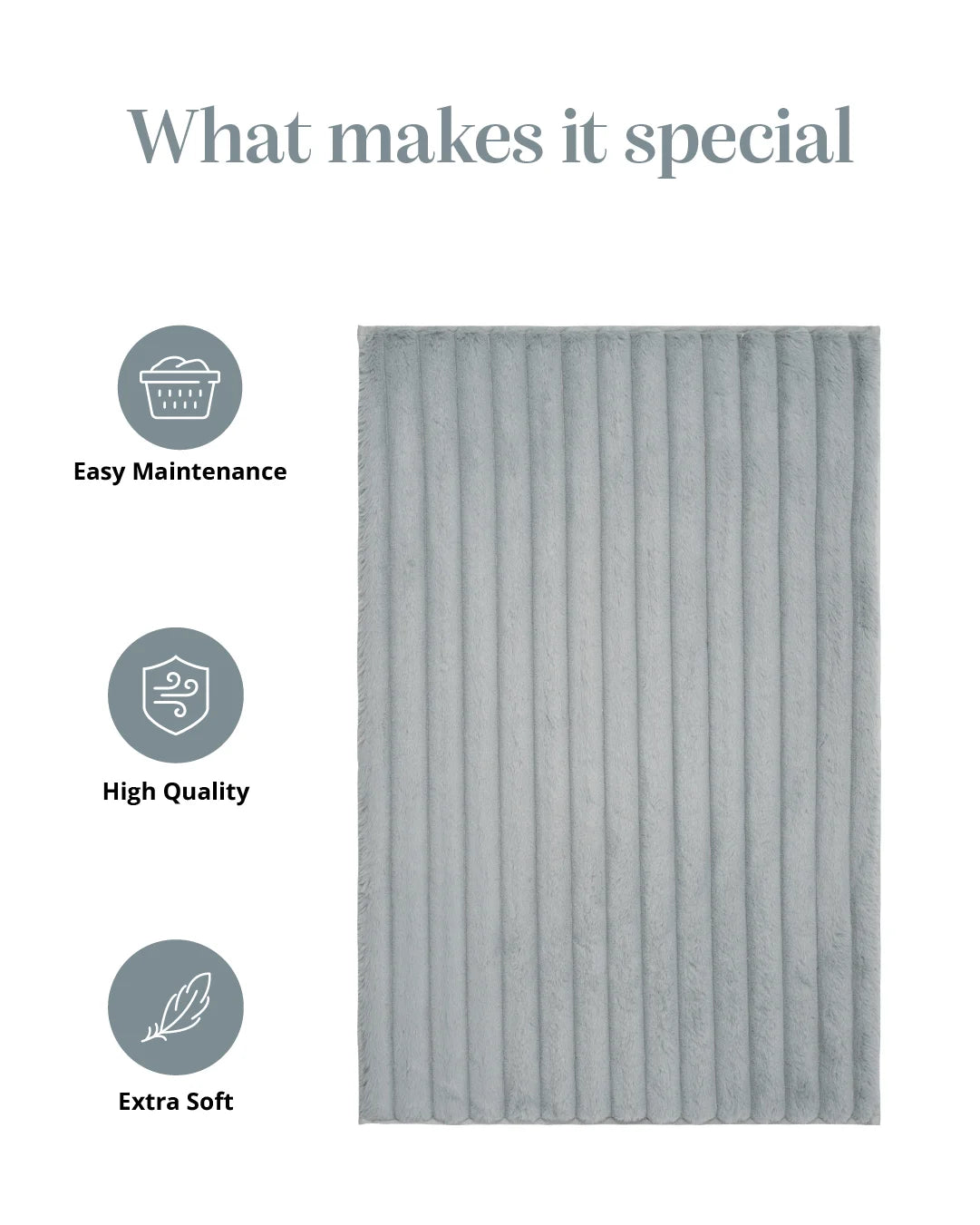50X80 CM | Pencil Bathmat | Dark Grey