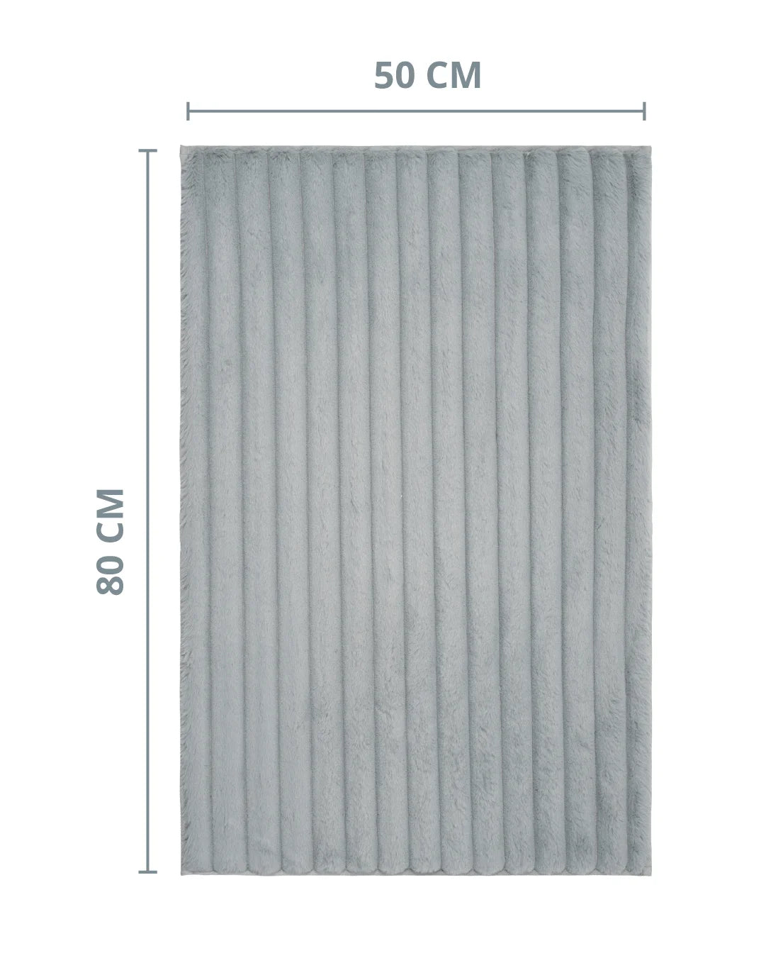 50X80 CM | Pencil Bathmat | Dark Grey