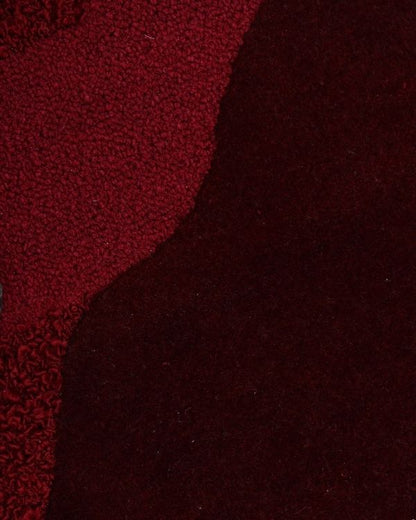 Shaped Carpet  |  Dark Wine Round Carpet