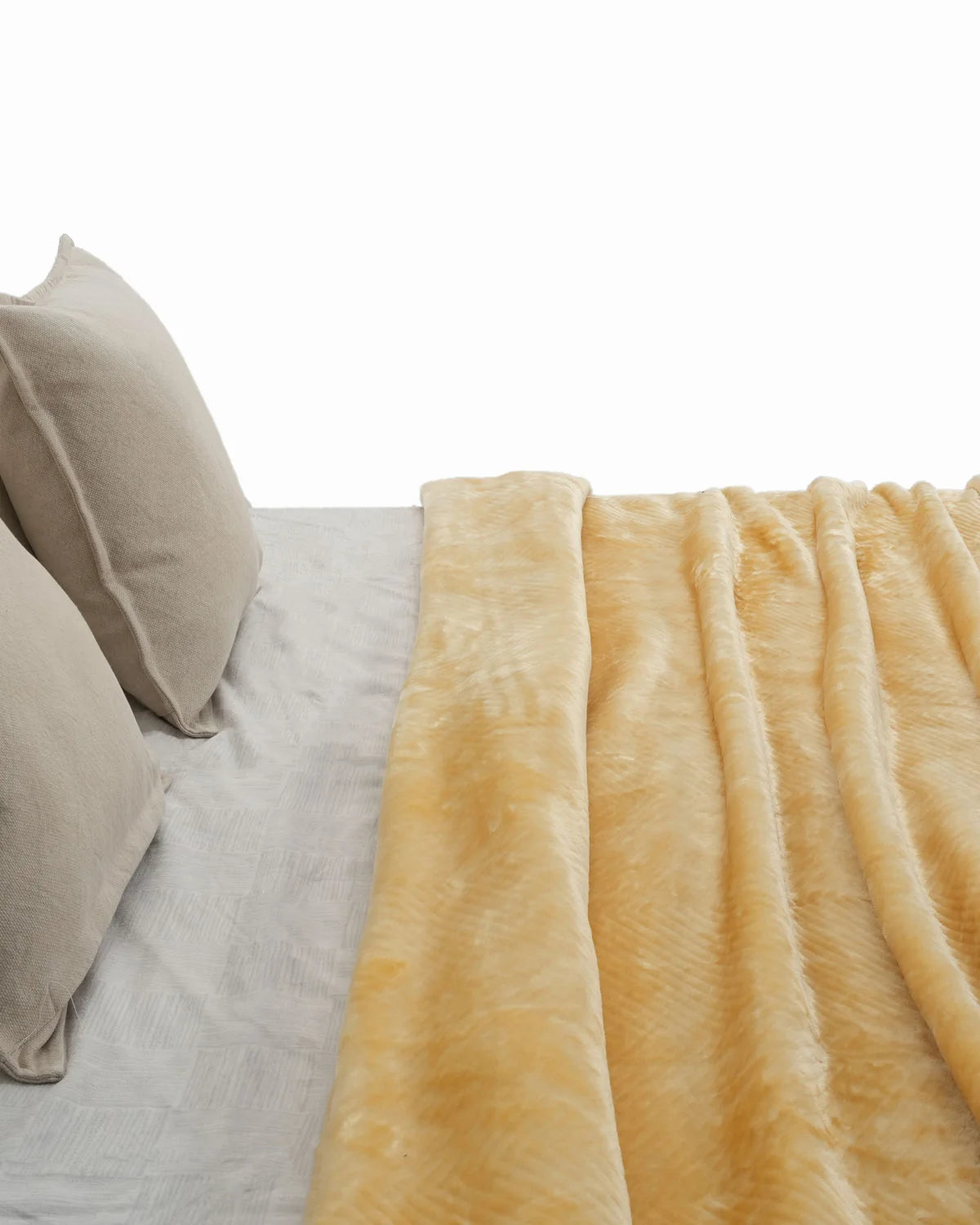 Cuddle Double Bed Golden Blanket