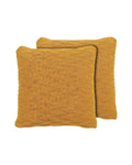 16x16 Inch Shae-Yellow Reversible Cushion Covers