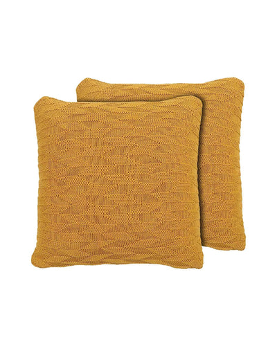 Shae Yellow Reversible Cushion Covers