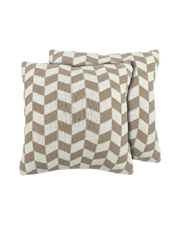 16X16 Inch Geo Tile Reversible Cushion Covers | Set of 2