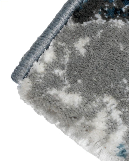 Diamond Carpets | Abstract Grey Blue