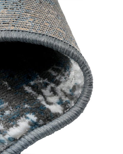 Diamond Carpets | Abstract Grey Blue