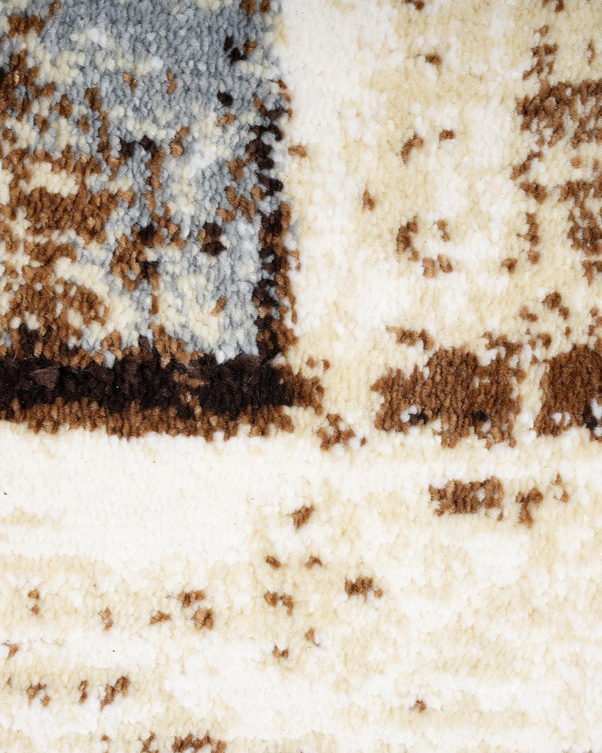 Diamond Carpets | Abstract Brown Grey Blocks