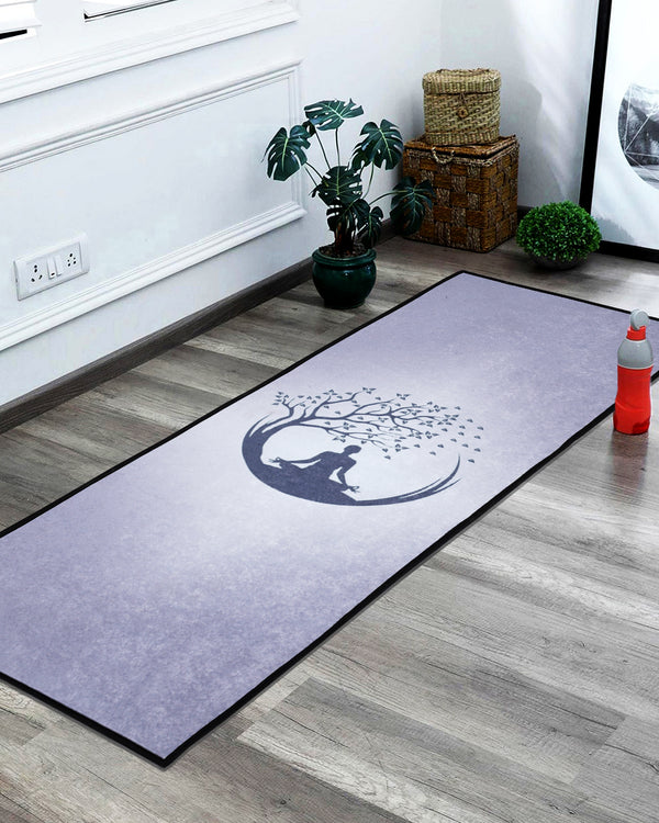 4mm of Peace And Calm Purple Yoga Mat Online | Grhamoy