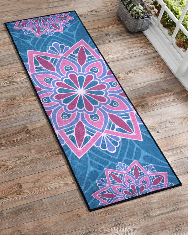 4mm of Floral Mandala Yoga Mat Online | Grhamoy