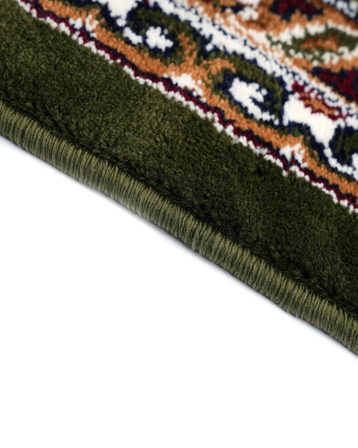 Royal Heritage Medallion Green and Brown Carpet
