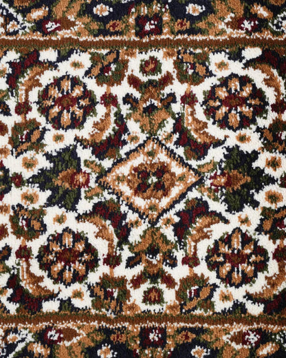 Royal Heritage Medallion Green and Brown Carpet