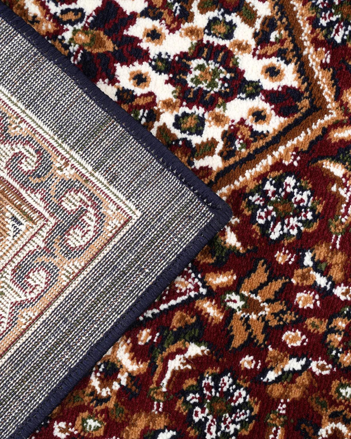 Royal Heritage Medallion Red and Navy Carpet