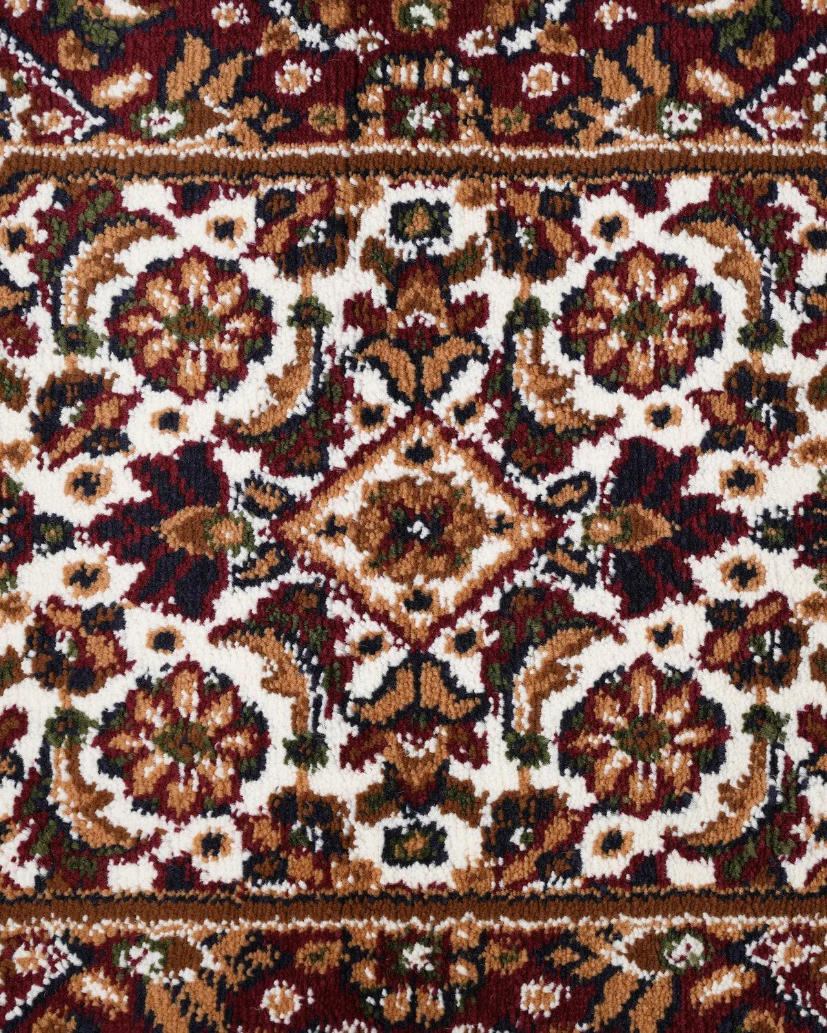 Royal Heritage Medallion Red and Navy Carpet