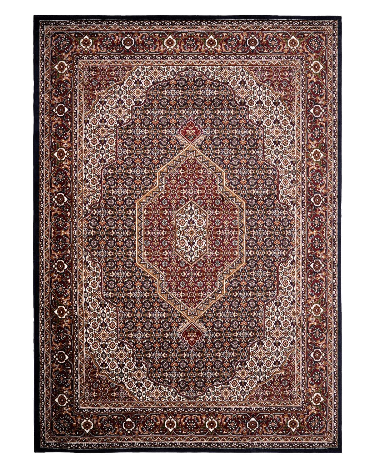 Royal Heritage Medallion Red and Navy Carpet