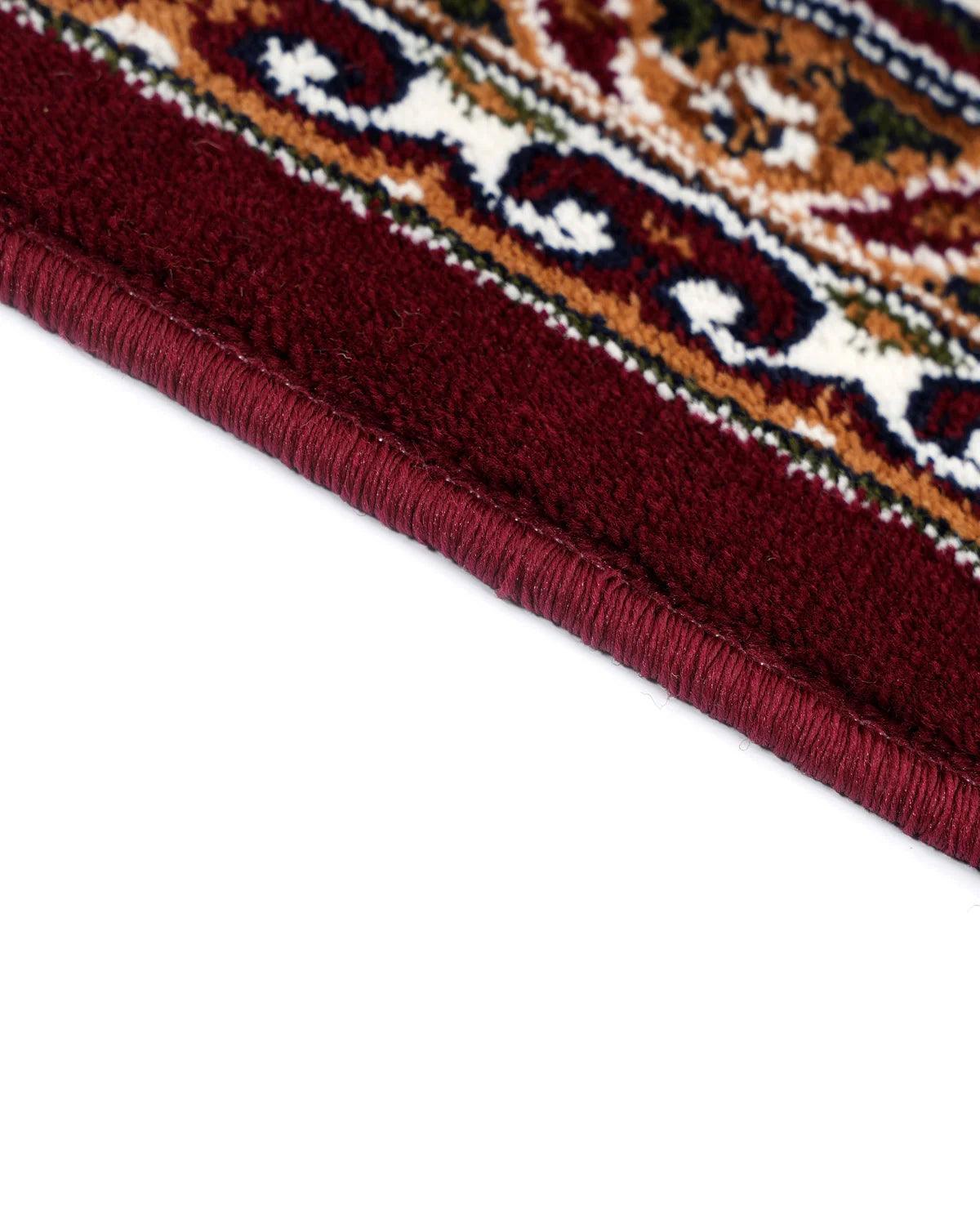 Royal Heritage Medallion Red and Beige Carpet