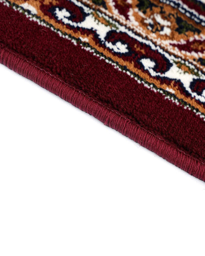 Royal Heritage Medallion Red and Beige Carpet