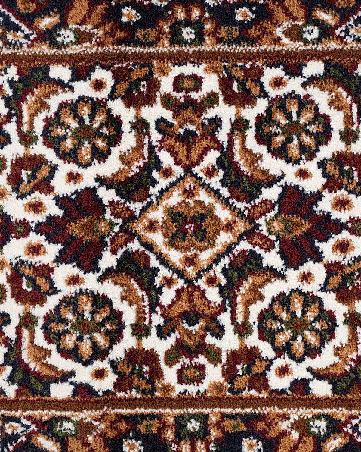 Royal Heritage Medallion Red and Beige Carpet