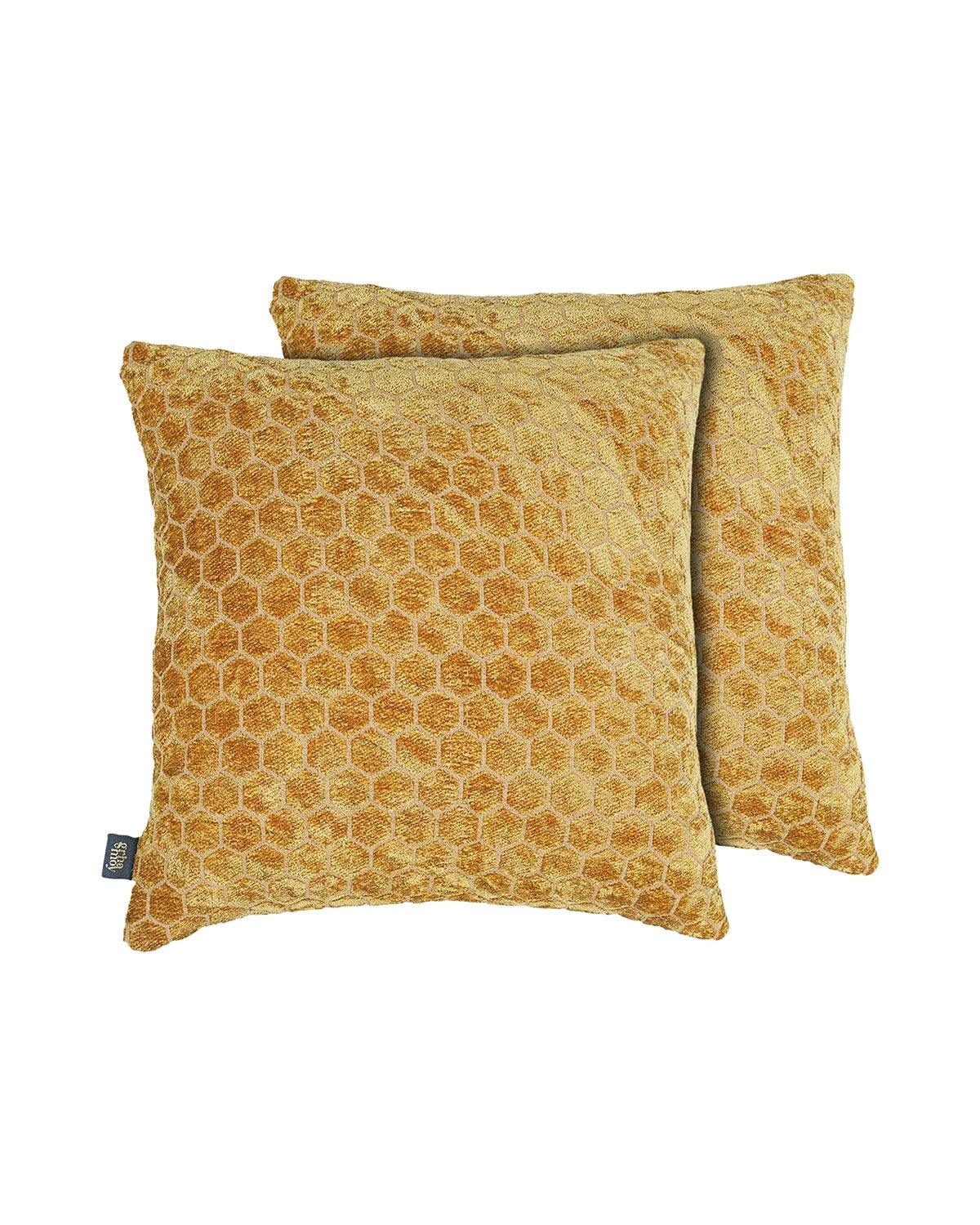 16X16 Inch Honey Cushion Covers | Set of 2