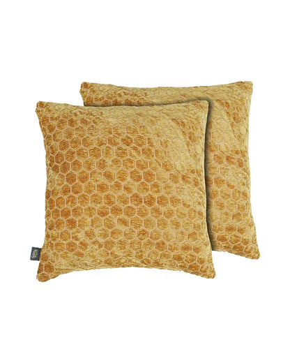 16X16 Inch Honey Cushion Covers | Set of 2