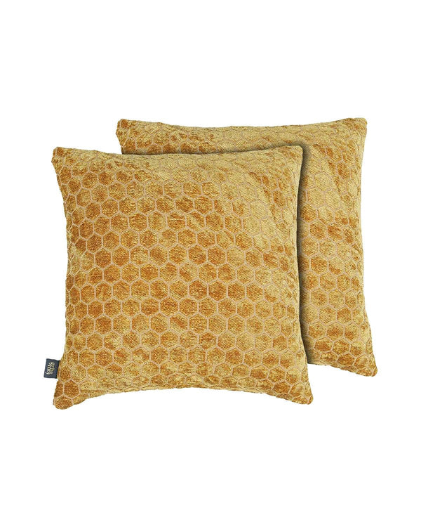 16X16 Inch Honey Cushion Covers | Set of 2