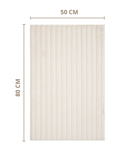 50X80 CM | Pencil Bathmat | Beige