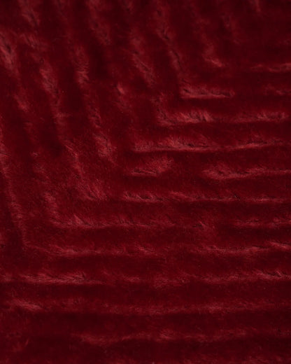 Cuddle Double Bed Maroon Blanket